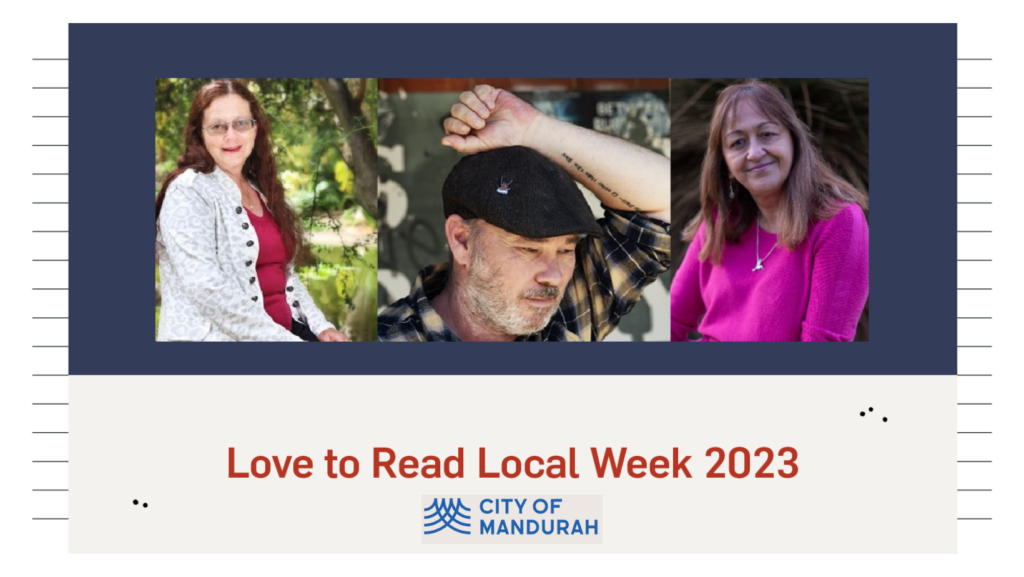 LTRL Week: Alan Fyfe, Louise Helfgott with Rashida Murphy & City of Mandurah Library @ Seashells Resort